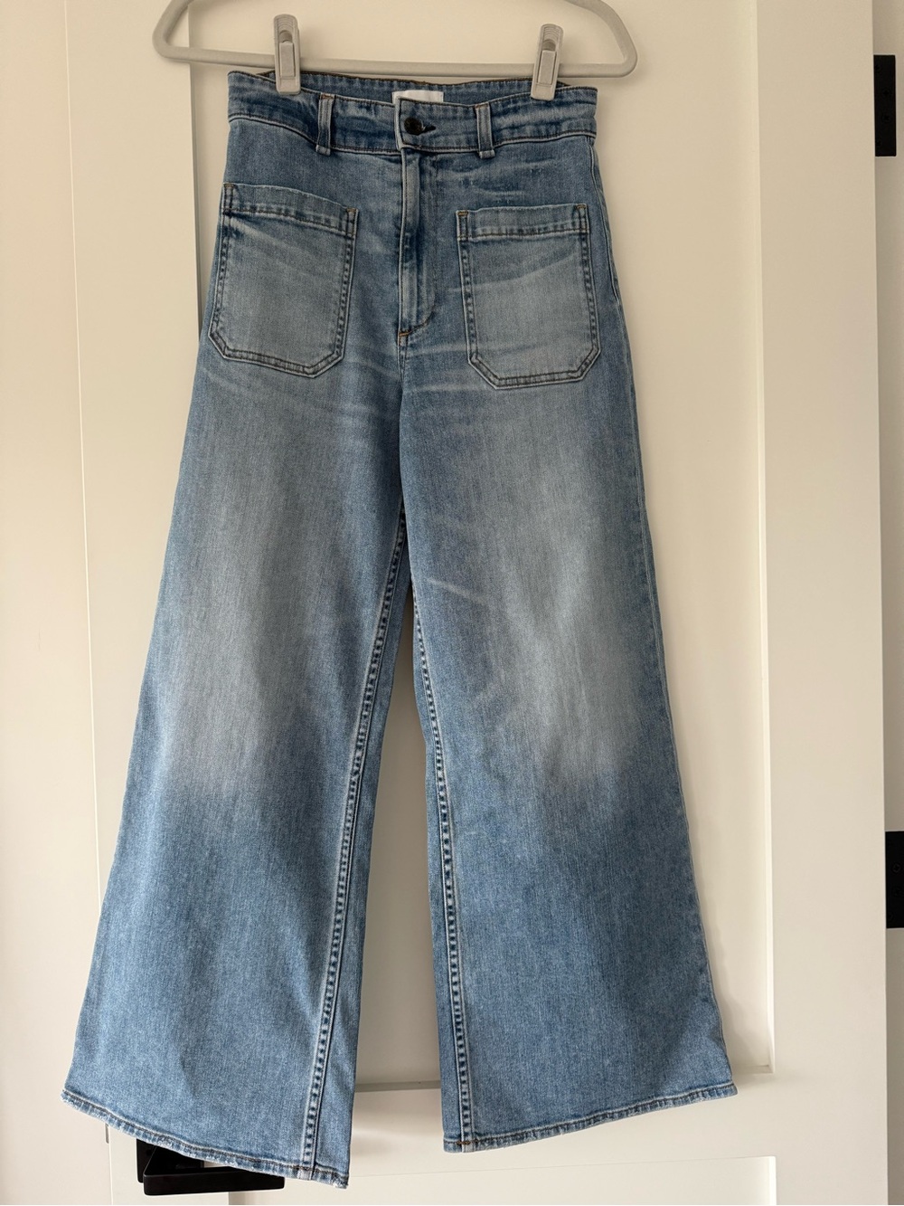 ASKK NY Cropped Sailor Jeans Size 27 Made in USA